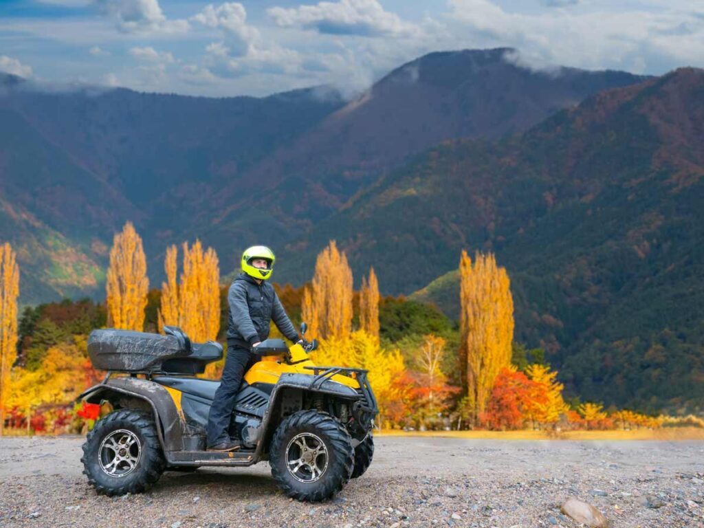 Man on an ATV