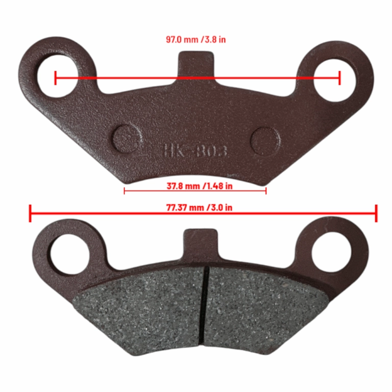 OEM Coolster Rear Disc Brake Pad for ATV (DBS-13) (ZDL-EB012) Quad Models 3150CXC / 3150DX-4 / 3200S / 3200U / 3250S (2022+)