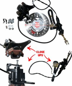 ATV REAR HYDRAULIC BRAKE ASSEMBLY FOR COOLSTER 3250S.