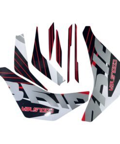 STI-9 - BZB-EA031- RED ATV DECAL STICKS