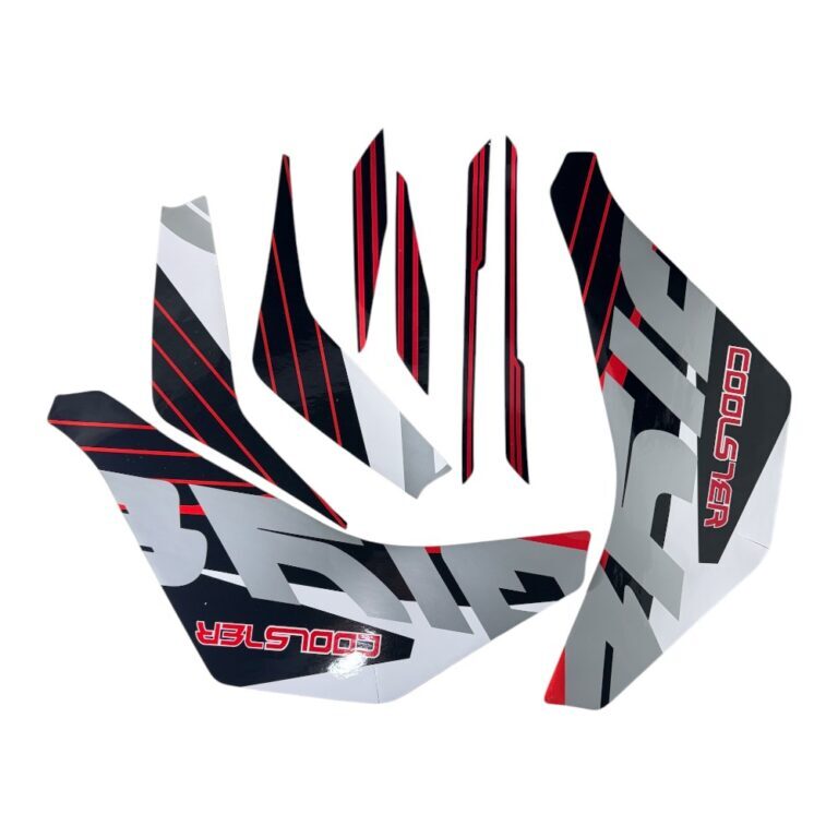 STI-9 - BZB-EA031- RED ATV DECAL STICKS