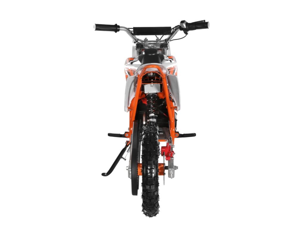 E-500 Electric Dirt Bike Orange Rear View