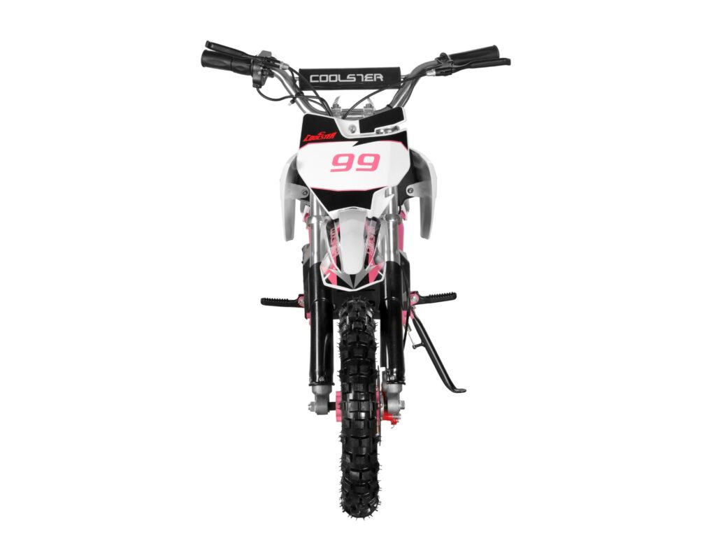 E-500 Electric Dirt Bike Pink Front View