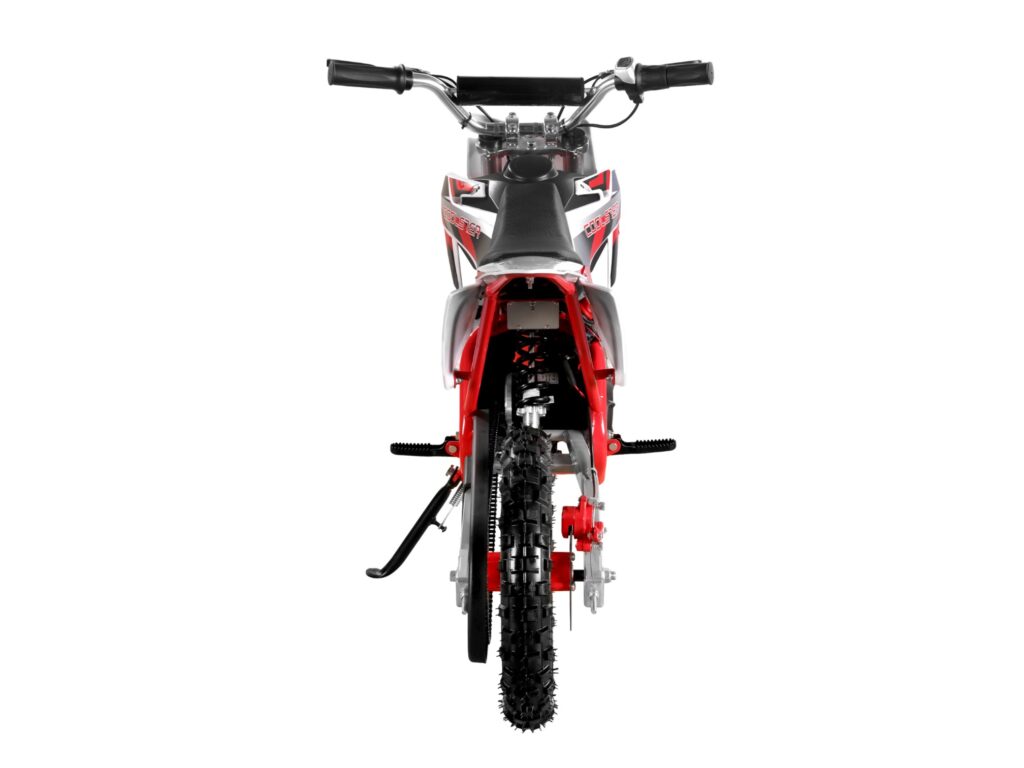 E-500 Electric Dirt Bike Red Rear View