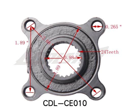 Cdl Hub for ATV Axle (CDL-CE010) (HUB-13B).