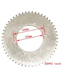 TEETH REAR SPROCKET 520#51