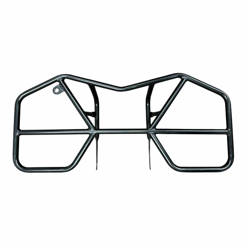 Rear Rack for 3125B / 3125B2 (BDSSR-3125B) (CJJ-XE028) for a motorcycle, viewed from above, isolated on a white background.