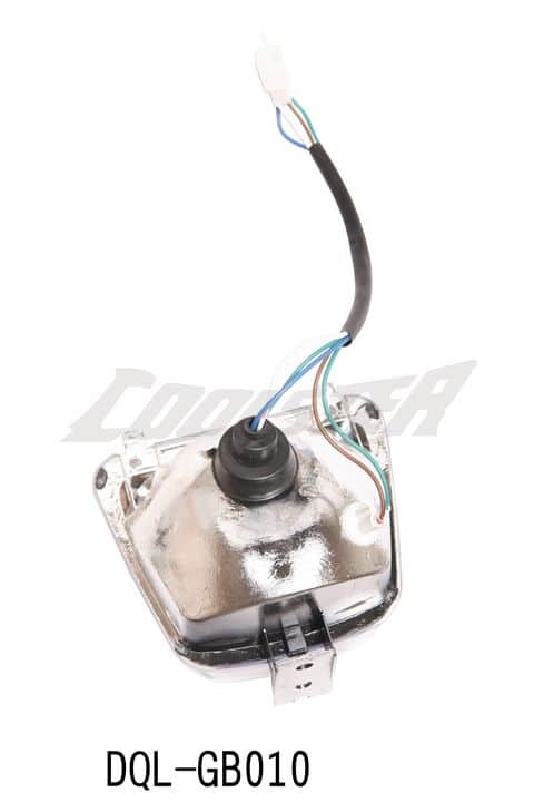 The wiring diagram for the Head Light 3050C (HL-17) (DQL-GB010) light bulb and fuse.