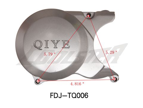 QG 214 DIRT BIKE LEFT ENGINE COVER (ENC-17) (FDJ-TQ006)