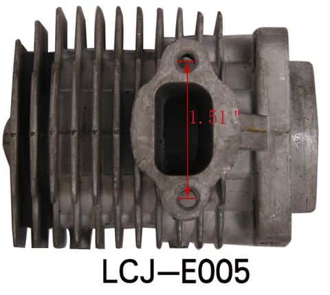 LCJ-E005 - Cylinder Head 47cc 2-stroke & Body (CY-47).