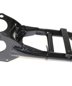 A black motorcycle frame with a Swing Arm for 3125A (SA-18) (MGM-YQ012) on a white background.