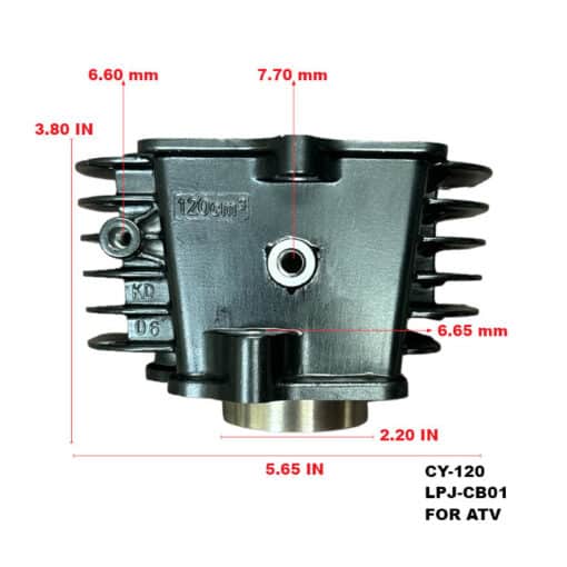 Cylinder 120cc (CY-120/A) (LPJ-CB01/LPJ-CB20) - Image 3