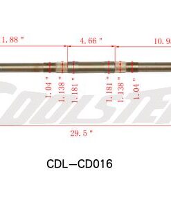 REAR AXLE FOR 3125C SERIES (AXR-40/AXR-40A) (CDL-CD016) FULL KIT