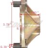 Rear Hub 6250 (HUB-2) (CDL-CF006).