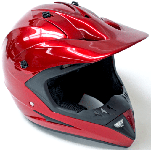 Helmet: Metallic Red (HM-909-MR)