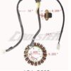 The wiring diagram for the Alternator, Stator, Magneto GK-6250 (ALT-6) (LPJ-BC06).