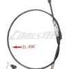 THROTTLE CABLE 80cm-9.5cm (TC-14) (LSL-AA003)