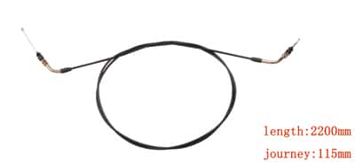 THROTTLE CABLE 220cm-11.5cm (TC-24) (LSL-AG006)