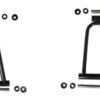 A pair of Front A-Arm for 3125XR-8 (FAA-11) (MGM-JA010) on a white background.