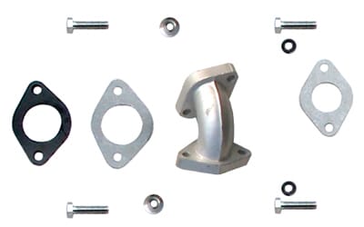 Intake Manifold ZJ57 (MGM-WQ003) gaskets and bolts on a white background.