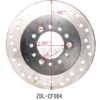 A diagram illustrating a motorcycle's Rear Disc Brake 3250A :190mm (ZDL-CF004) rotor.