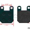 BRAKE PAD FOR DIRT BIKE (DBS-3) (ZDL-EB002)