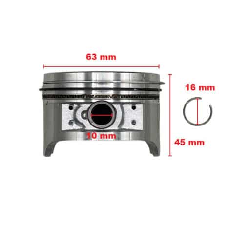 200cc ATV Piston with Rings (PI-325)