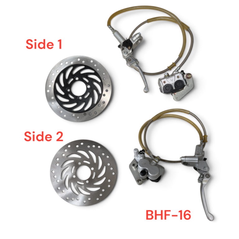 OEM Coolster Front Hydraulic Brake Assembly for 125cc manual dirt bike model XR-125A. PART NUMBER BHF-16 - MGM-XAQ23